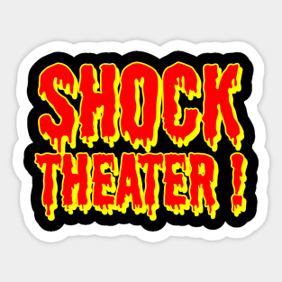 shock thriller Sticker